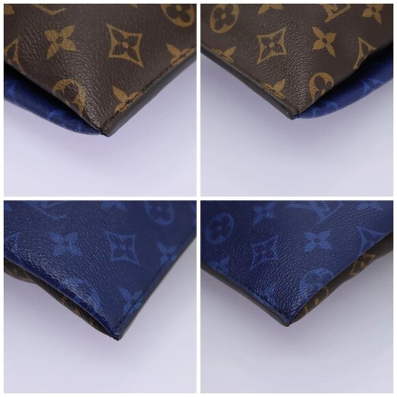 LOUIS VUITTON Monogram Pacific Split Sacoche Shoulder Bag Blue M43854 Auth KD201 - Picture 14 of 16